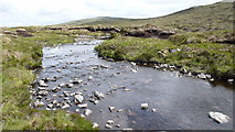 NH3983 : Burn flowing from Crom Loch by Calum McRoberts