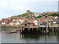 NZ8911 : A view across the Esk at Whitby by John Lucas