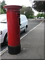SZ0992 : Malmesbury Park: postbox № BH8 202, Ascham Road by Chris Downer