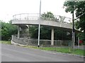 Malmesbury Park: spiral footbridge access