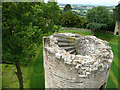 View NW from the top of Stainborough Castle Tower