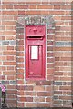 SU4249 : Edward VII post box in St Mary Bourne by Graham Horn