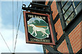 The Talbot pub sign, Worcester Road, Hartlebury