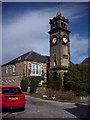 Ellis Clock Tower, Norwood Green on the Calderdale Way