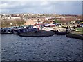 Canal Basin, Brighouse.  On the Calderdale Way