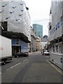 Looking eastwards from the top of Ironmonger Lane