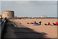 Martello Tower and Clacton pier behind