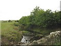 The same stream below the bridge