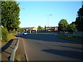 Traffic Island on the B5000 next to Sheepcote Lane