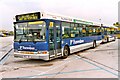 Thamesdown Transport Dennis Dart single deck buses at depot