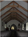 Interior of Llanfihangel Penbryn church of St Michael