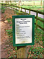 Horse Route sign, Kingsford Forest Park