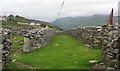 Green lane to cottages below Cilgwyn Quarry