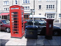 SZ0378 : Telephone kiosk in Swanage High Street by Nick Mutton 01329 000000