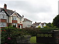 Pre-war built houses on the NW outskirts of the town