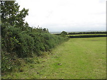 SH4473 : Path across the fields to Llangristiolus church by Eric Jones