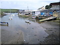 Estuary and boat sheds as seen from Gould Road