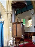 SU3535 : Pulpit, St Peter's Church, Stockbridge by Maigheach-gheal
