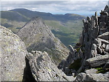 SH6659 : Tryfan from the top of Bristly Ridge by Peter S