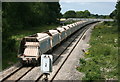 2008 : Empty stone train at Patney bridge