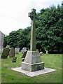 War memorial in Church Hougham churchyard