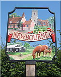 TM2743 : Newbourne village sign by Andrew Hill
