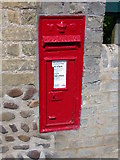 TL3753 : VR post box in High Street, Little Eversden by Keith Edkins