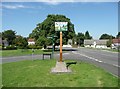 The village sign, The Green, Ridgewell