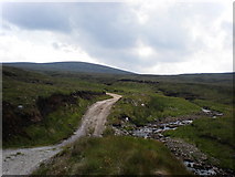 NH6218 : Allt an Doire Leathain  with Carn Odhar in Background by Sarah McGuire