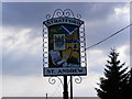 TM3560 : Stratford St.Andrew Village Sign by Geographer