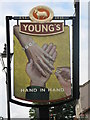 Sign for the Hand In Hand, Crooked Billet, SW19