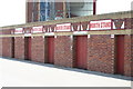 SE3506 : Oakwell's North Stand Entrance Gate by Jeff Pearson