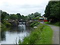 Towards Underwood lock,  "Food Served All Day"