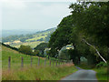 Narrow Lane approaching Tregaron, Ceredigion