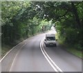 The descent north towards Pentraeth on the A 5025