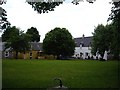 Cottages around the square at Tomintoul