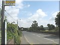 Parapet of the old bridge over the defunct railway on the A 5025 north of Pentraeth