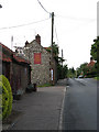 View north along the B1355 (Church Road)