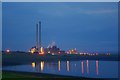 R0351 : Moneypoint Power Station - nocturne in blue and gold by Tiger