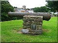 Old cannon at Haverfordwest castle