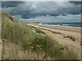 NK1055 : Sand Dunes and Beach near Rattray Head by Claire Pegrum