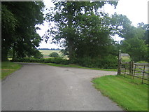 ST9431 : Private road and footpath near Fonthill House by Andy Gryce