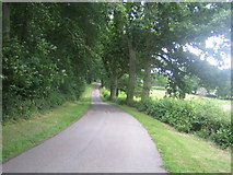 ST9431 : Private road and footpath near Fonthill House 2 by Andy Gryce