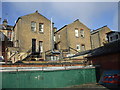 TQ2477 : Rear of houses, North End Road, SW6 by Phillip Perry