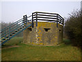 TQ7386 : Type FW3/24 Pillbox at Wat Tyler country park by Julieanne Savage