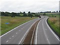 Looking south on the M90, from Junction 5