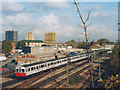 Tube train at Plaistow