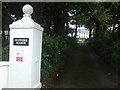 SM8921 : Entrance to Cuffern Manor by Deborah Tilley