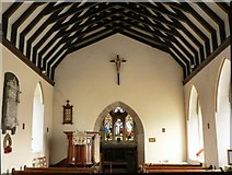 ST0080 : Interior of St. Illtyd's Parish Church, Llanharry. by Mick Lobb