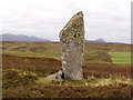 ND1534 : Houstry Standing Stone from North by Ewen Rennie